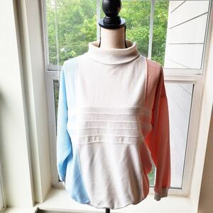 1980's Greenline International Colorblock Top